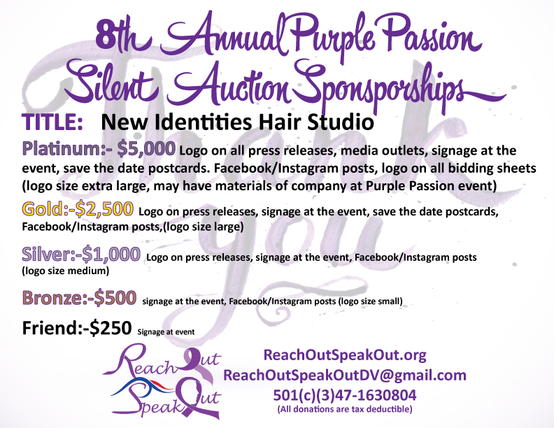 2023 Purple Passion Silent Auction